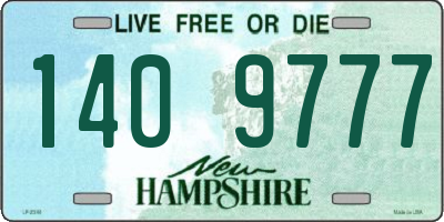 NH license plate 1409777