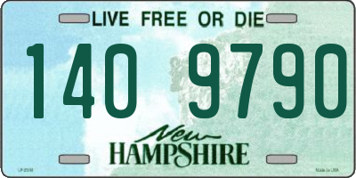NH license plate 1409790