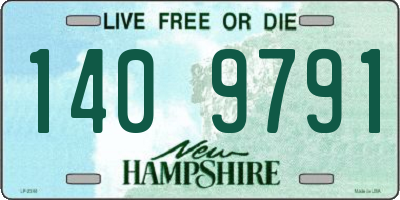 NH license plate 1409791