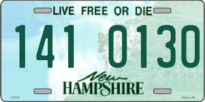 NH license plate 1410130