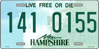NH license plate 1410155