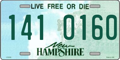 NH license plate 1410160