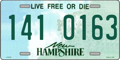 NH license plate 1410163