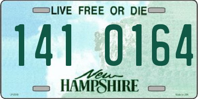 NH license plate 1410164