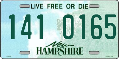NH license plate 1410165