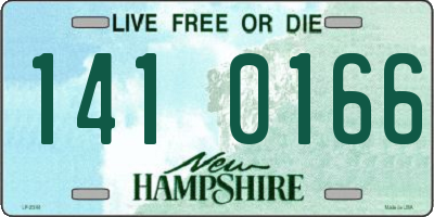 NH license plate 1410166