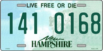NH license plate 1410168