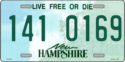 NH license plate 1410169