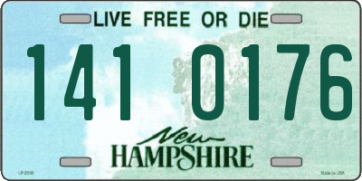 NH license plate 1410176
