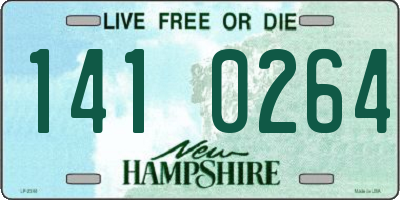 NH license plate 1410264