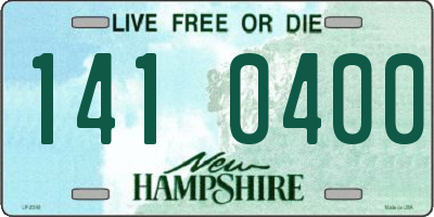 NH license plate 1410400