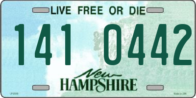 NH license plate 1410442