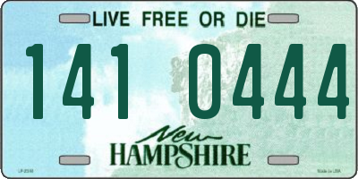 NH license plate 1410444