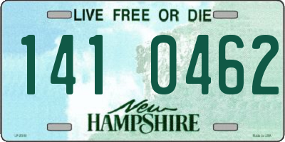 NH license plate 1410462