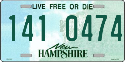 NH license plate 1410474