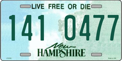 NH license plate 1410477