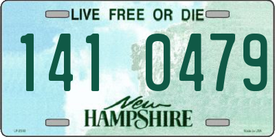 NH license plate 1410479