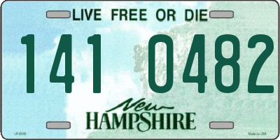 NH license plate 1410482