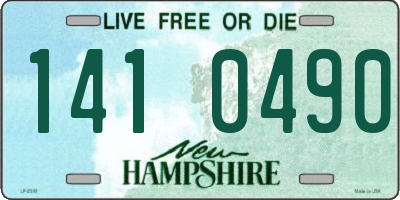 NH license plate 1410490