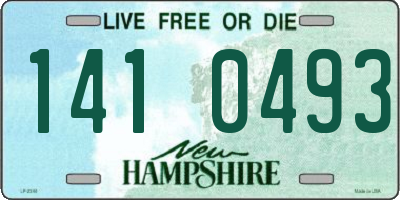 NH license plate 1410493
