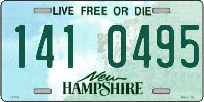 NH license plate 1410495