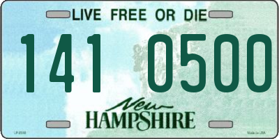 NH license plate 1410500