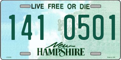 NH license plate 1410501