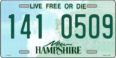NH license plate 1410509