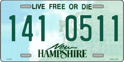 NH license plate 1410511