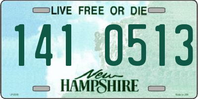 NH license plate 1410513