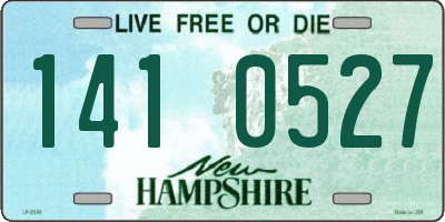 NH license plate 1410527