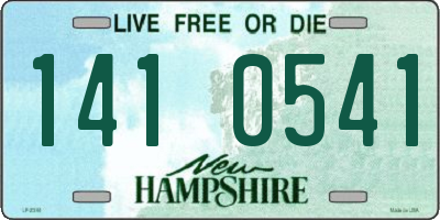 NH license plate 1410541