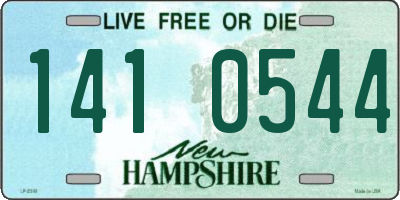 NH license plate 1410544