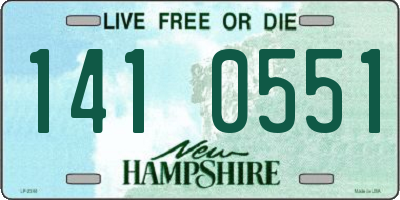 NH license plate 1410551