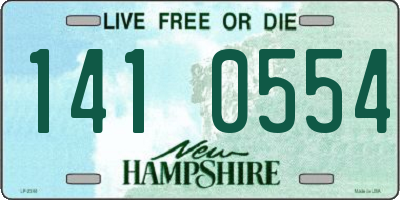 NH license plate 1410554