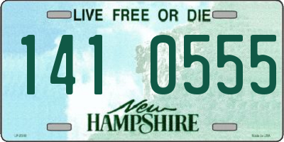 NH license plate 1410555