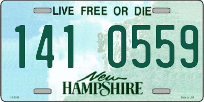 NH license plate 1410559
