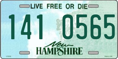 NH license plate 1410565