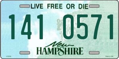 NH license plate 1410571
