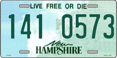 NH license plate 1410573