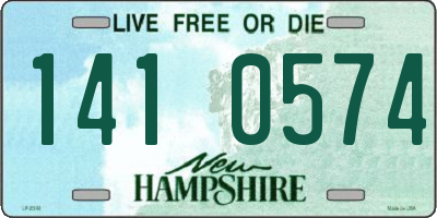 NH license plate 1410574