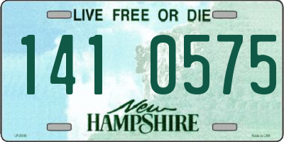 NH license plate 1410575