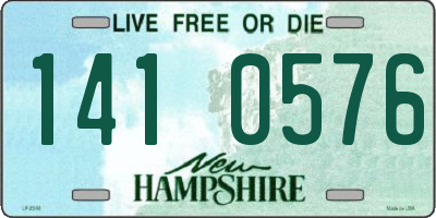 NH license plate 1410576