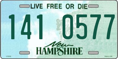 NH license plate 1410577