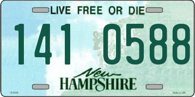 NH license plate 1410588