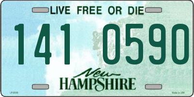 NH license plate 1410590
