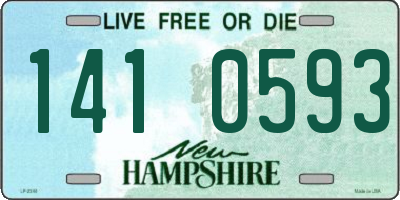 NH license plate 1410593