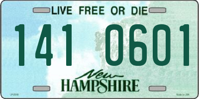 NH license plate 1410601