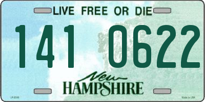NH license plate 1410622