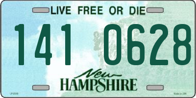 NH license plate 1410628